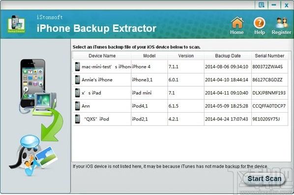 iStonsoft iPhone Backup Extractor下载,iPhone数据备份恢复,数据备份
